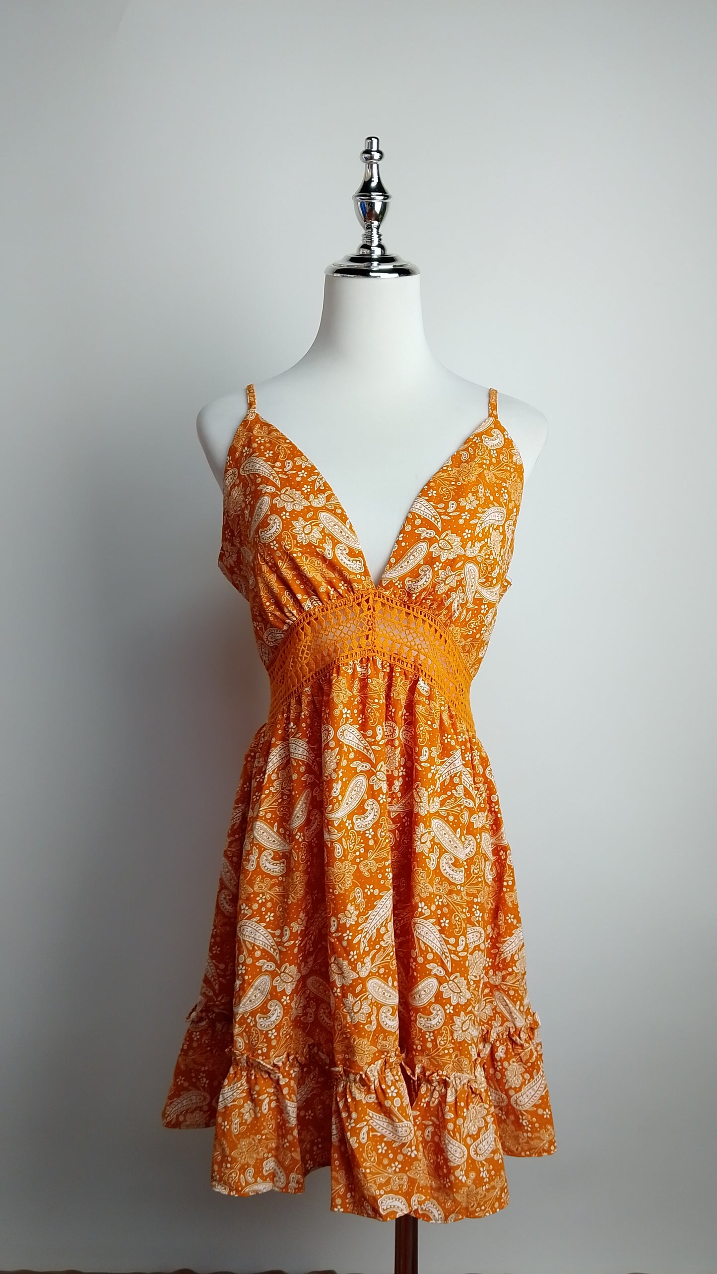 Vestido naranja veraniego / ANV37