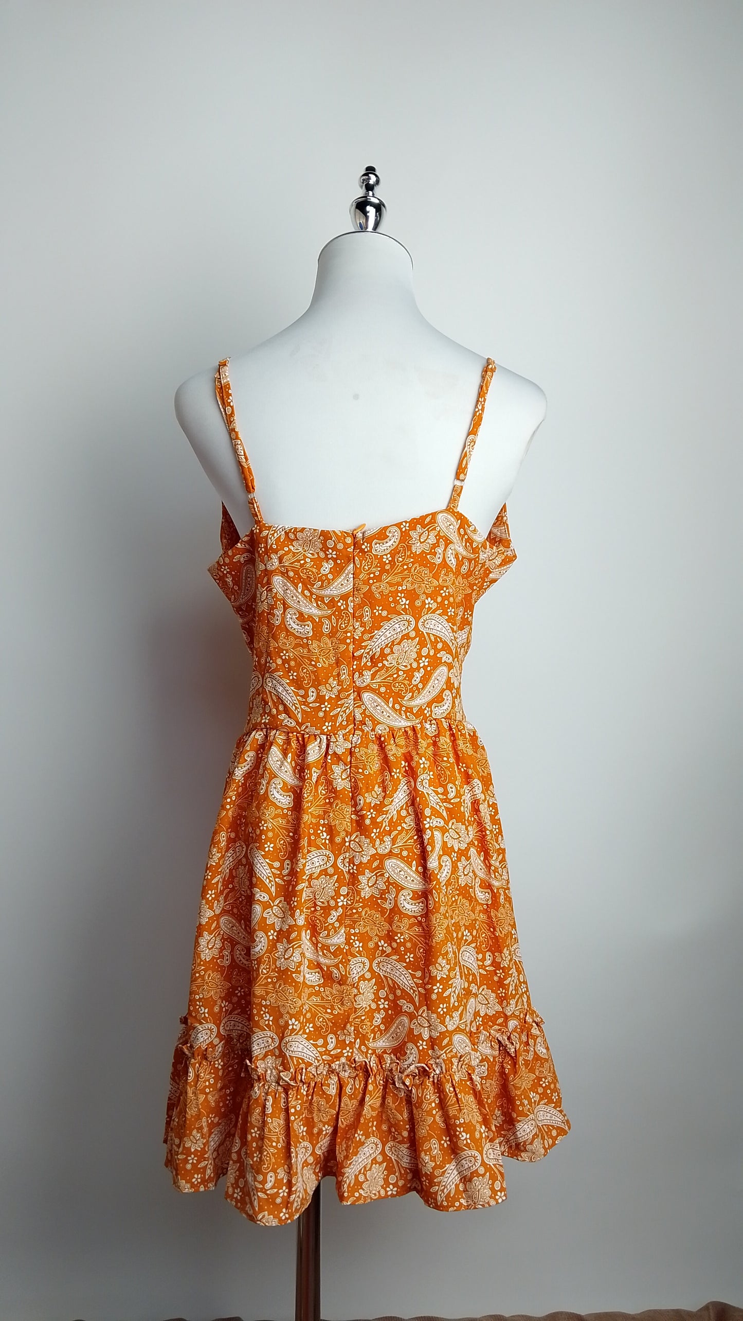 Vestido naranja veraniego / ANV37