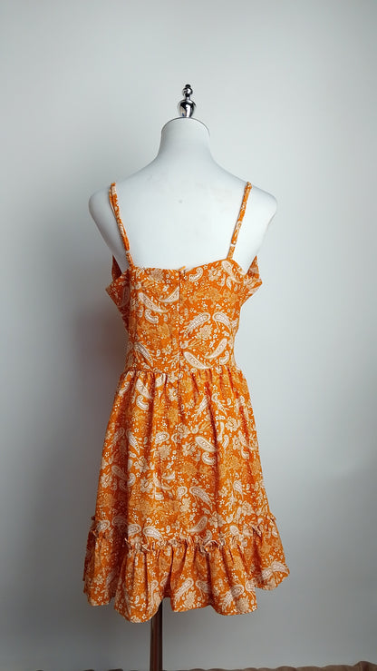 Vestido naranja veraniego / ANV37