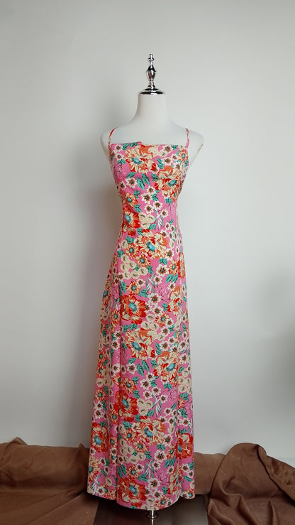 Vestido largo multicolor / ANV42