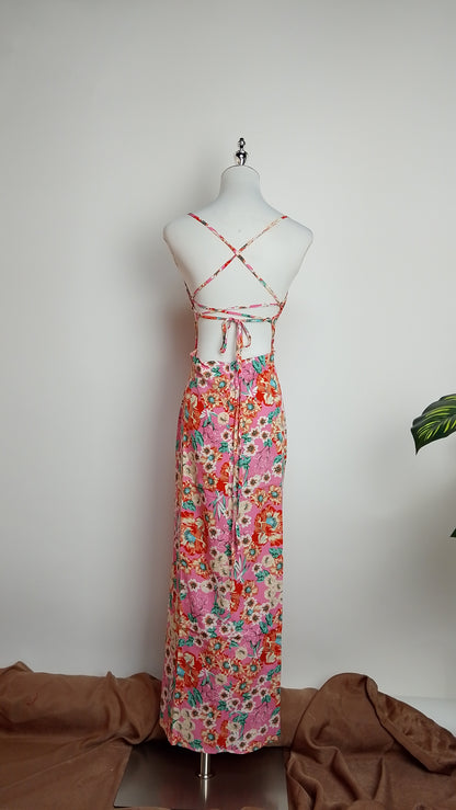 Vestido largo multicolor / ANV42