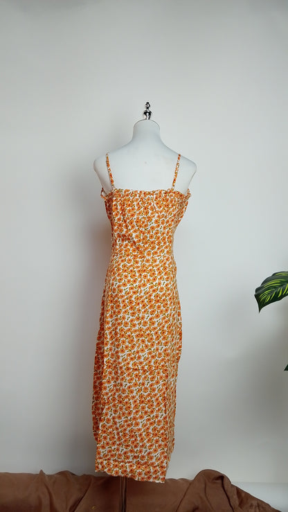 Vestido naranja verano / ANV45