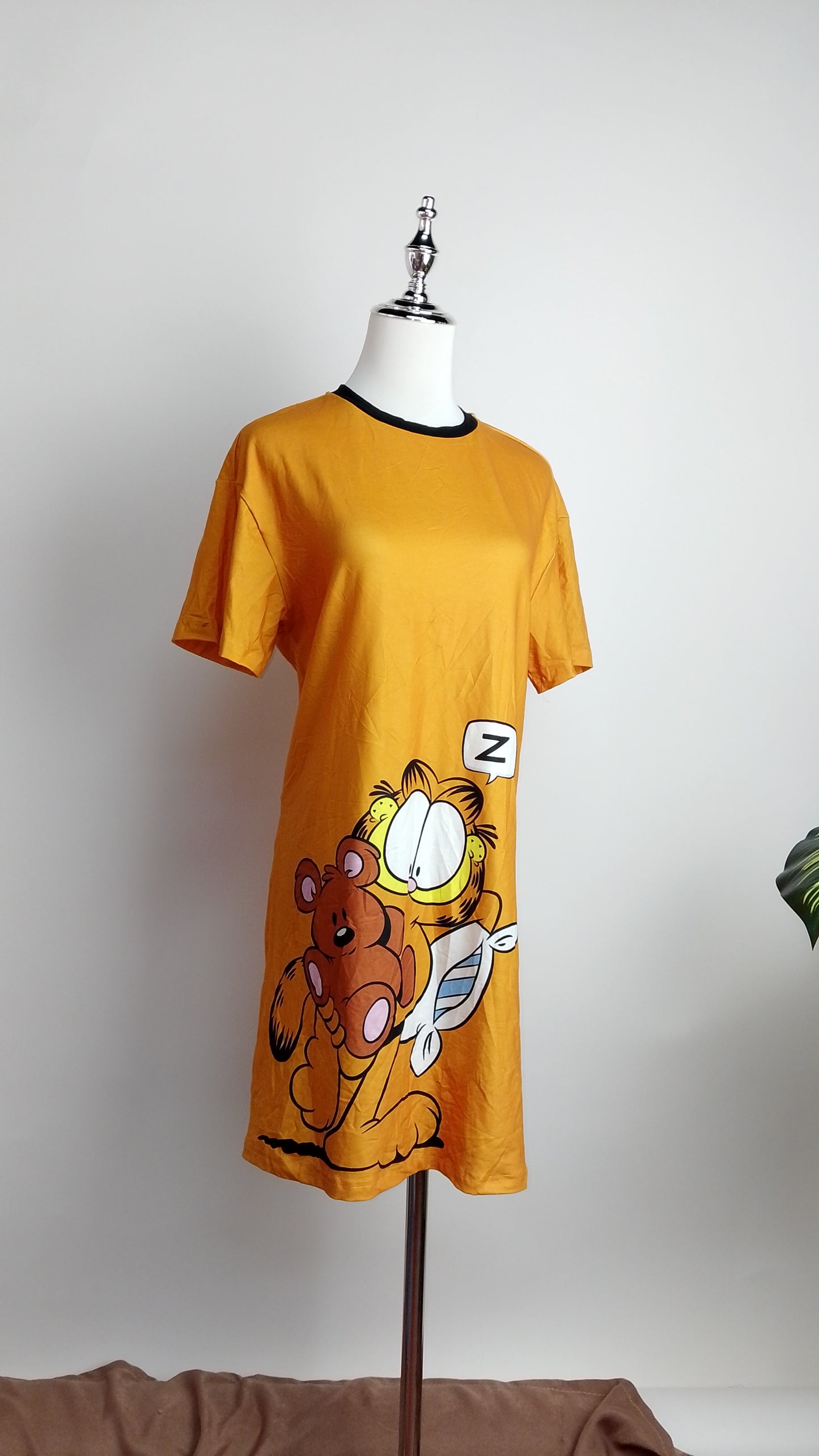 Vestido camiseta gráfico casual / ANV49