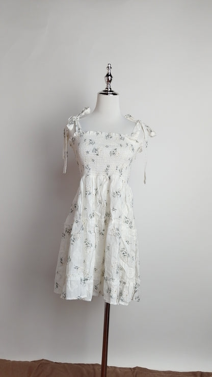 Vestido corto floral tirantes / ANV52