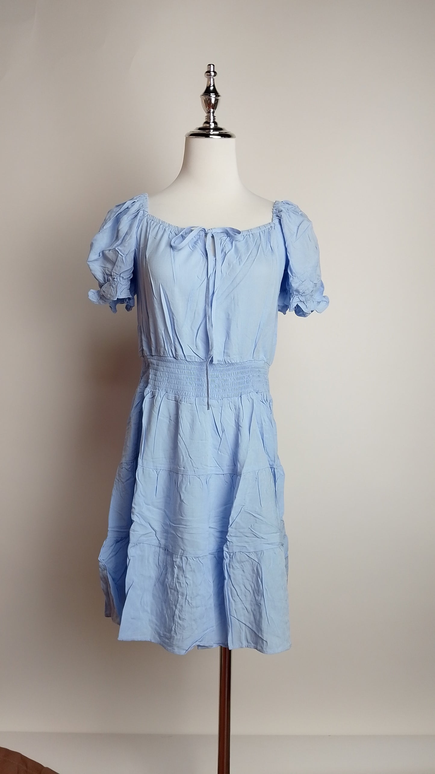 Vestido corto azul cielo / ANV69