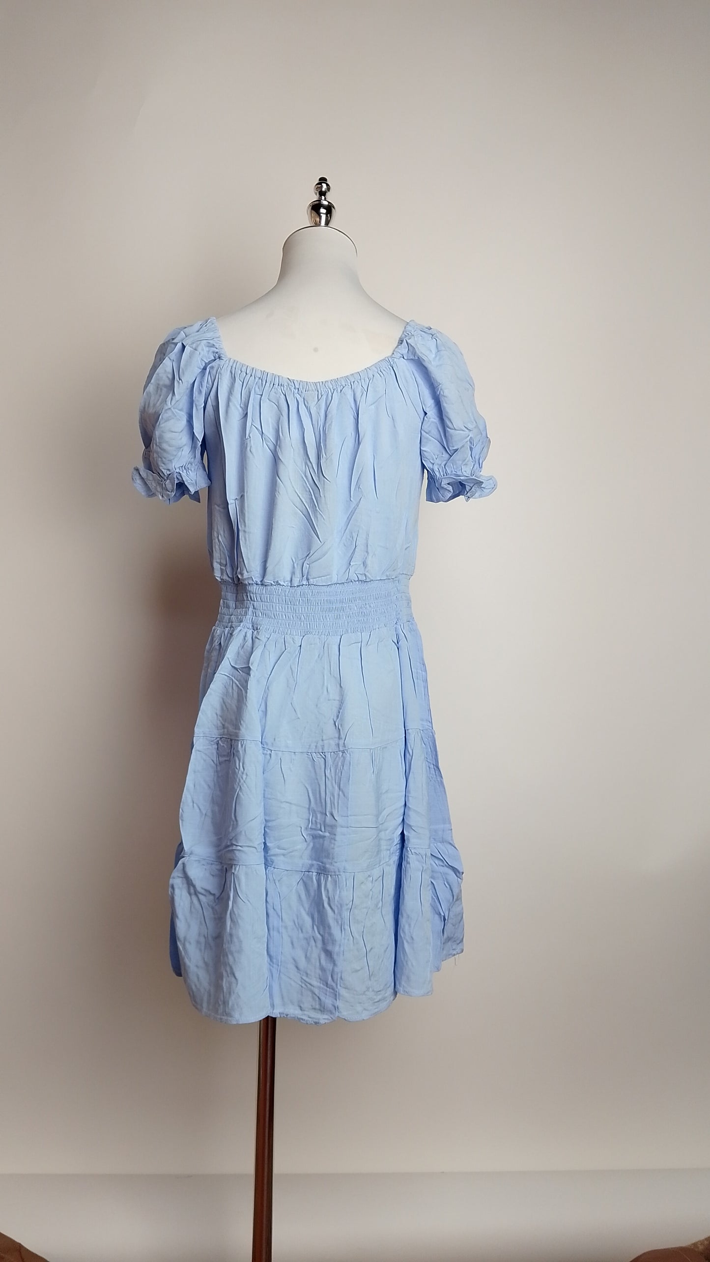 Vestido corto azul cielo / ANV69