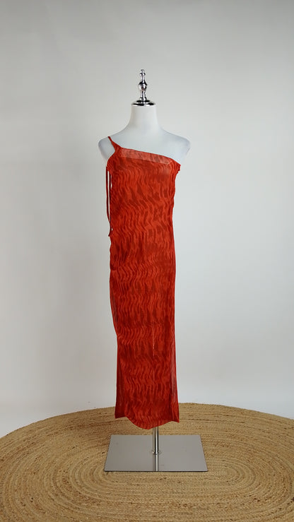 Vestido satinado cobre / ANV85