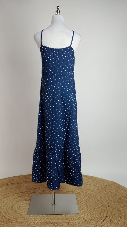 Vestido largo azul brillante / ANV87