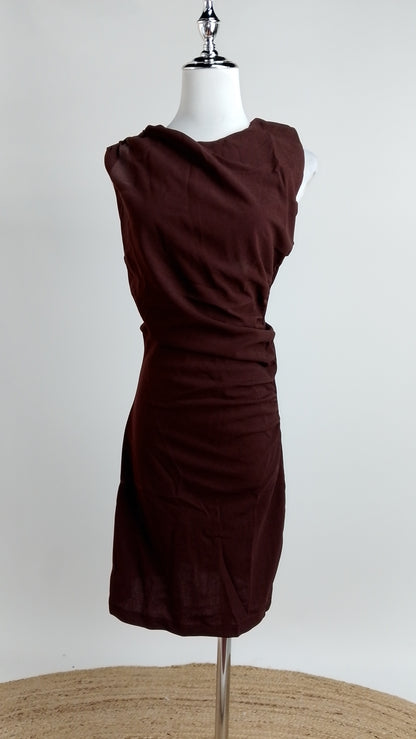 Vestido Marrón corto / ANV93