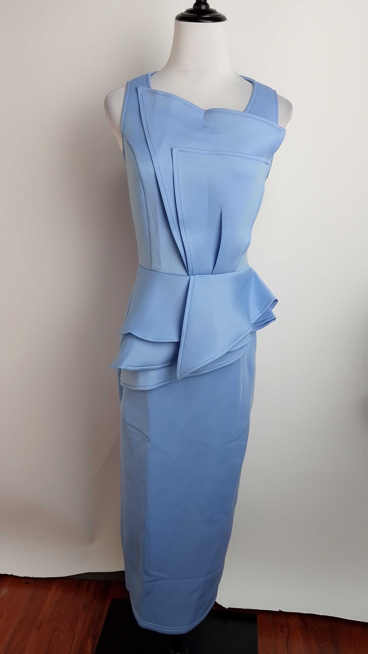 Vestido celeste / AO154