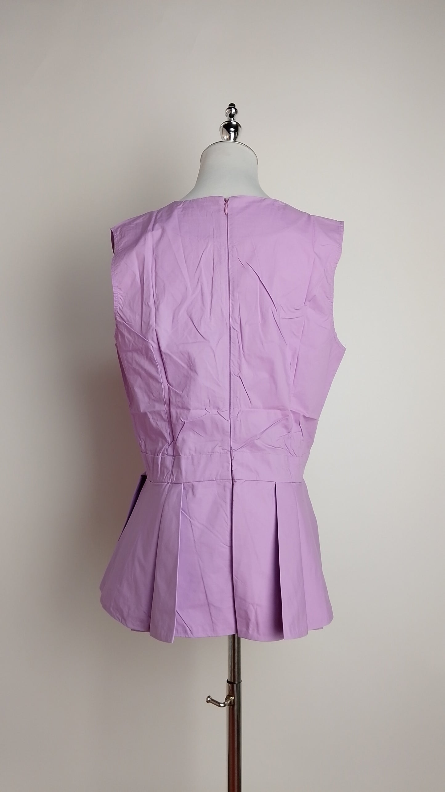 Blusa lila plisada / AO161