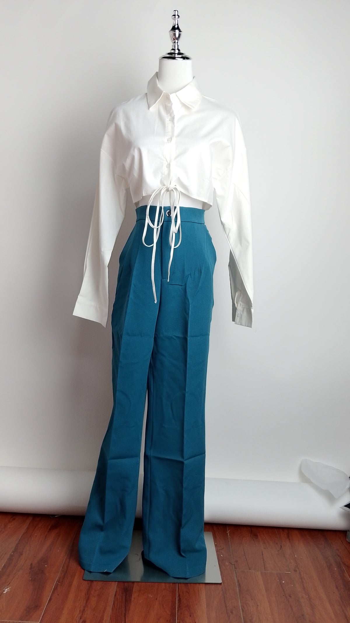 Pantalón azul turquesa oscuro / AO174