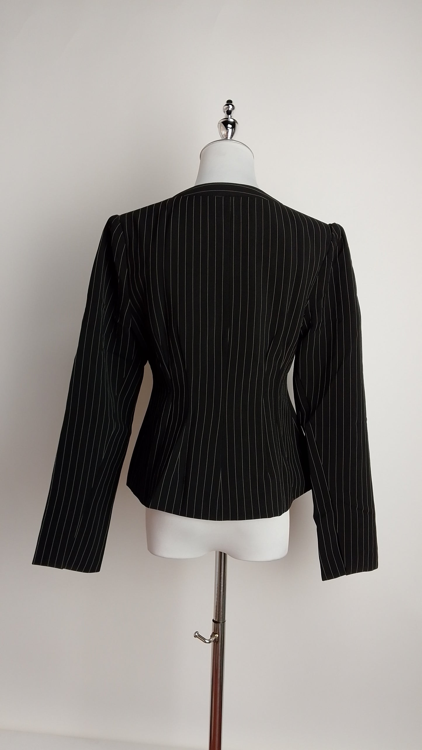 Blusa negra rayas / AO182