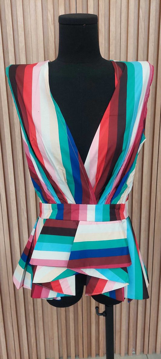 Outfits Peplum Rojo / CAS98