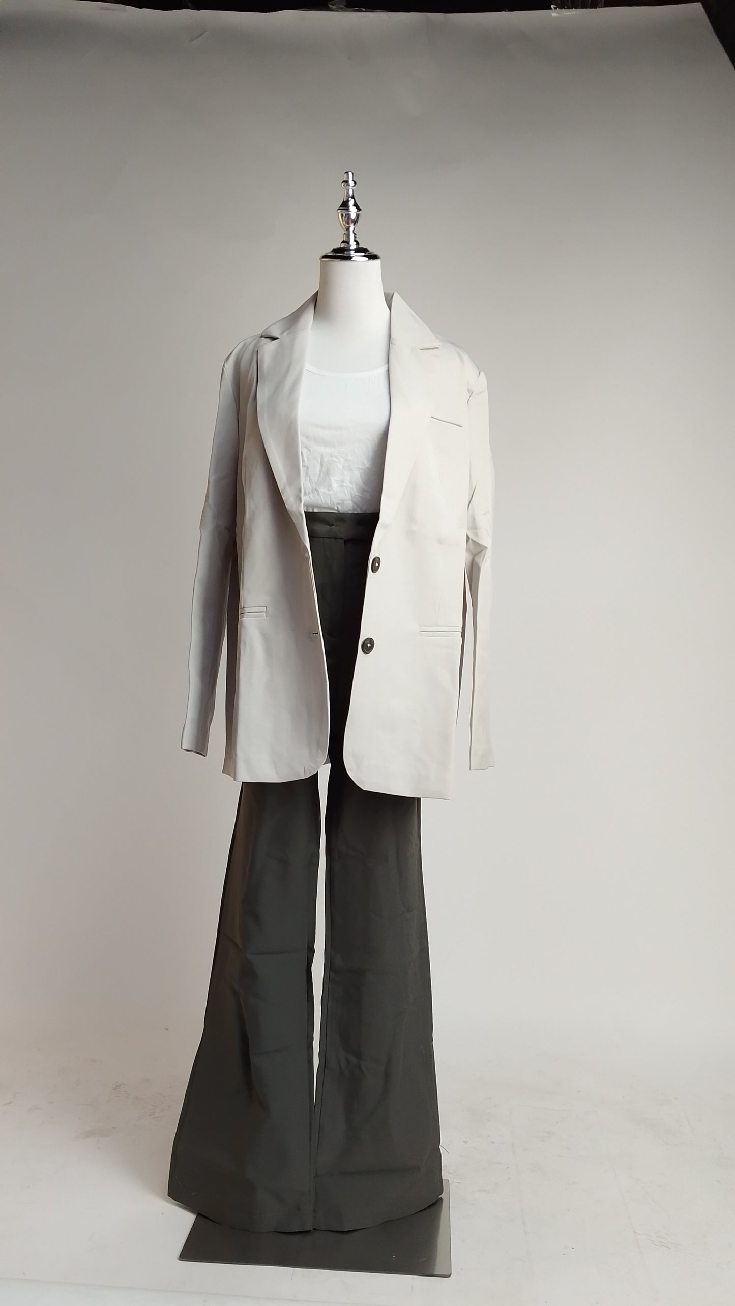 Blazer Oversized Ivory Elegance/ ANBL2663