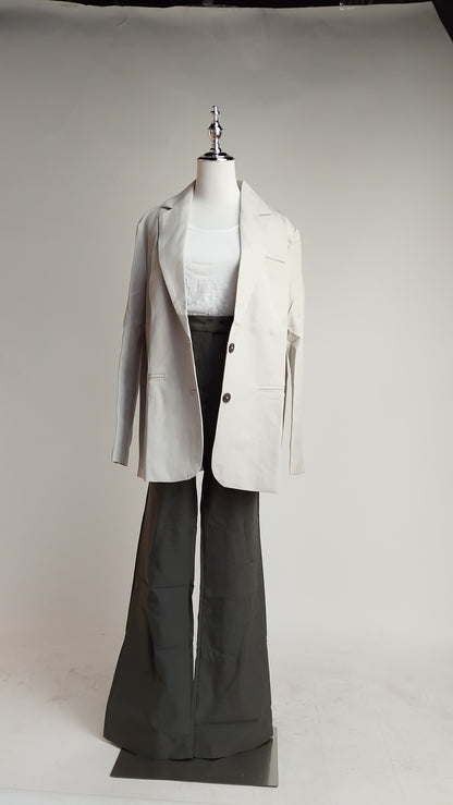 Blazer Oversized Ivory Elegance/ ANBL2663