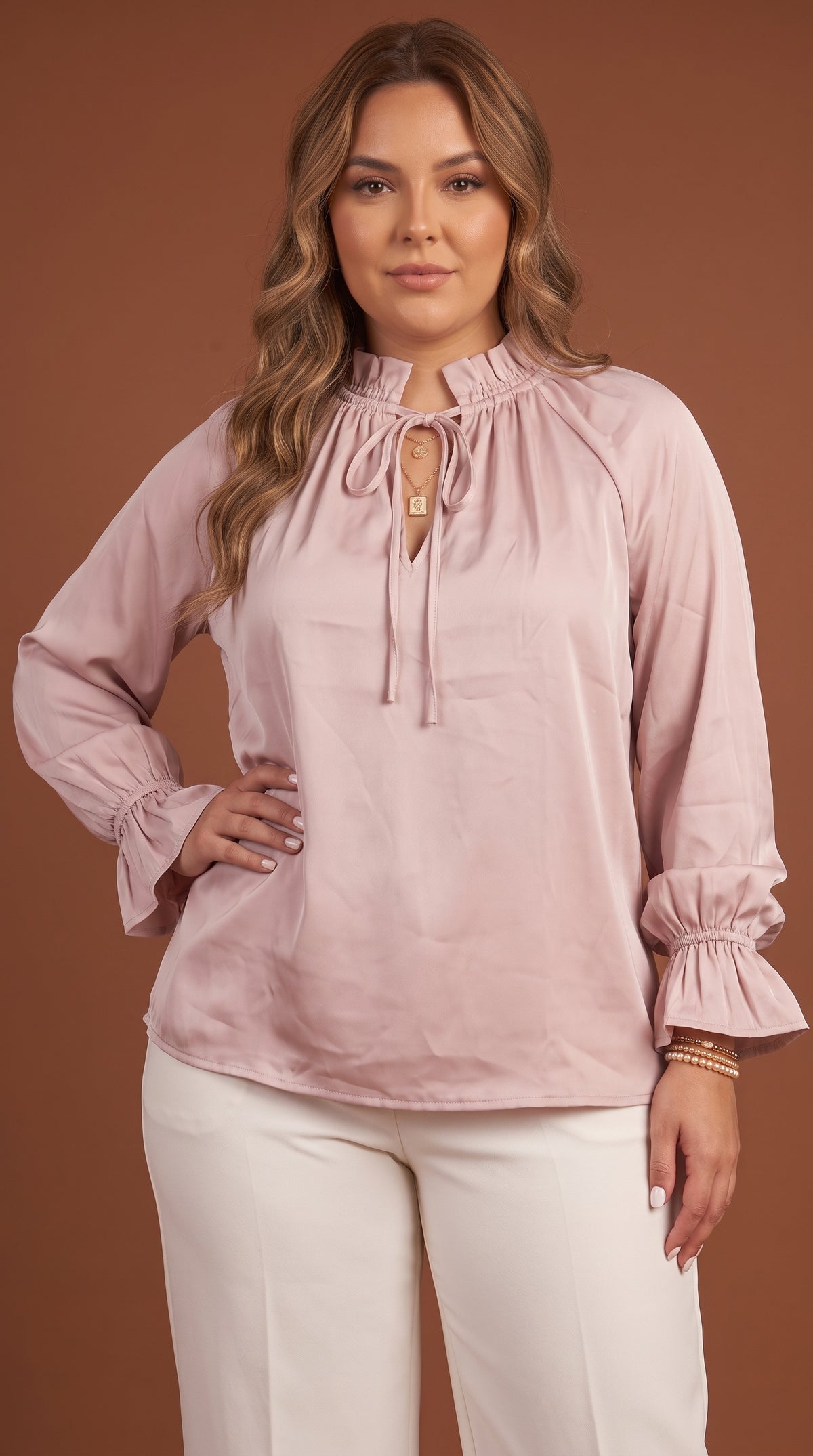 Blusa con Volantes / ANB26067