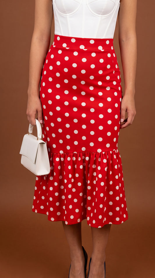 Falda con lunares / AO80