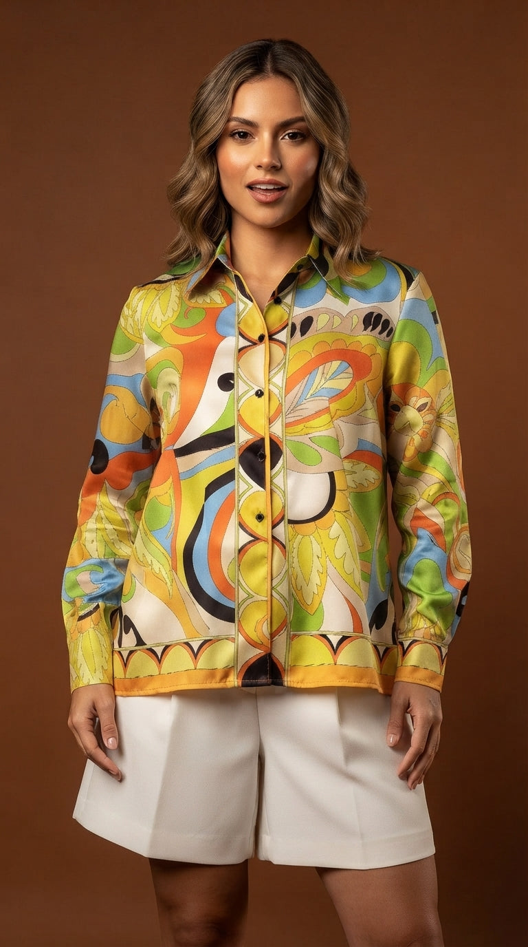 Blusa estampada urbana / ANB26016