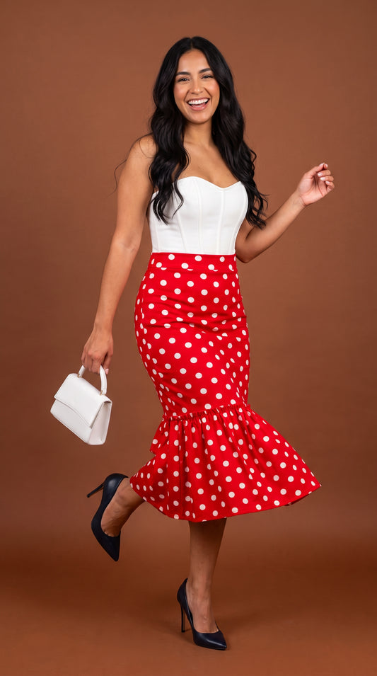 Falda con lunares / AO80