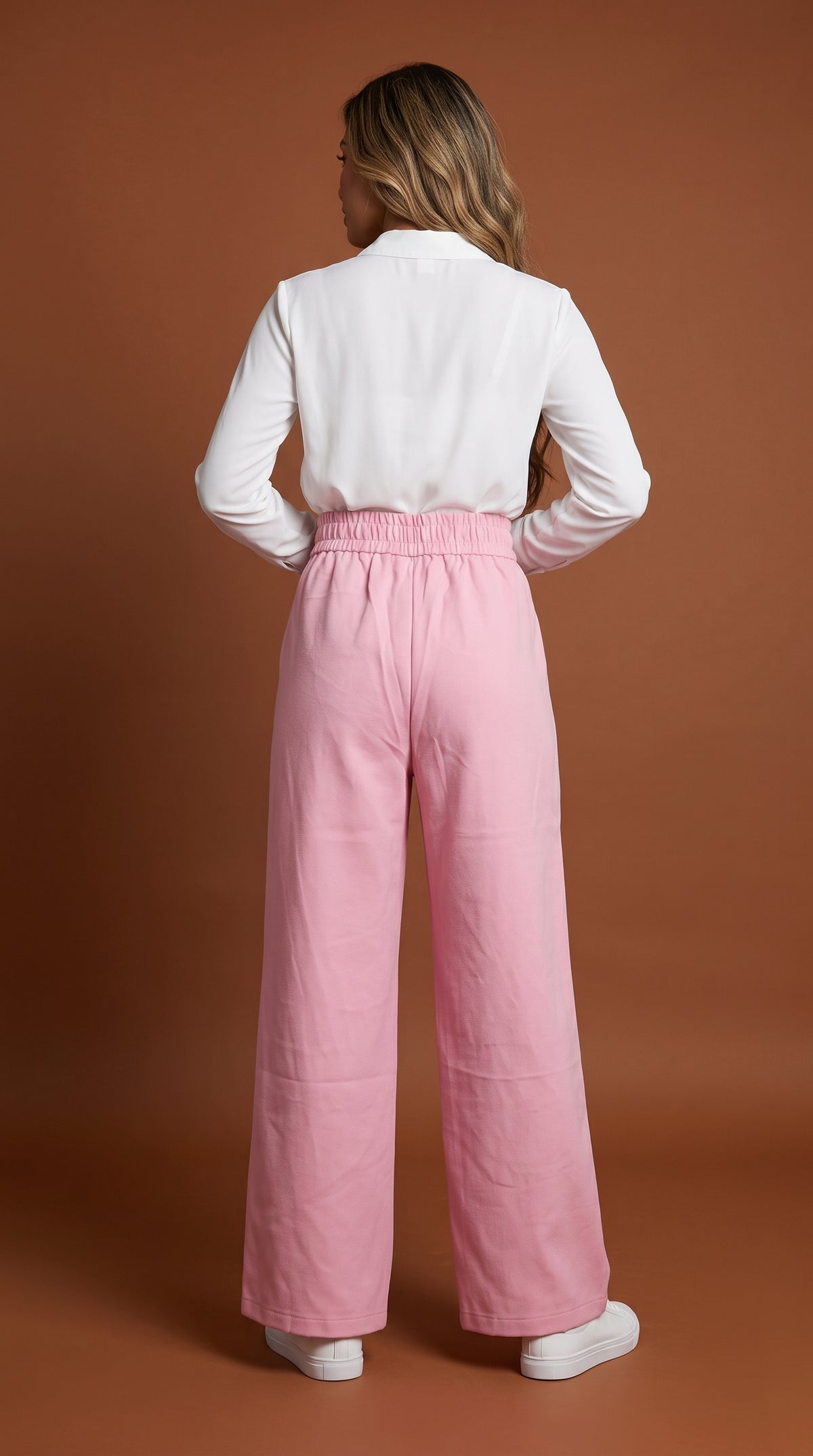 Pantalón casual rosado / ANE1001-35