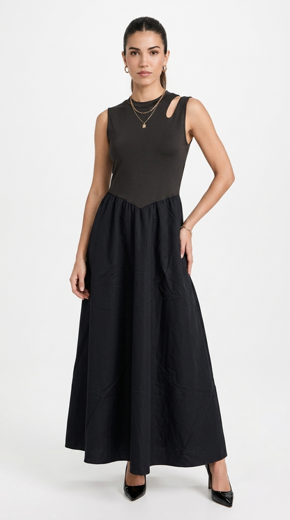 Vestido Negro Sin Mangas / L82A