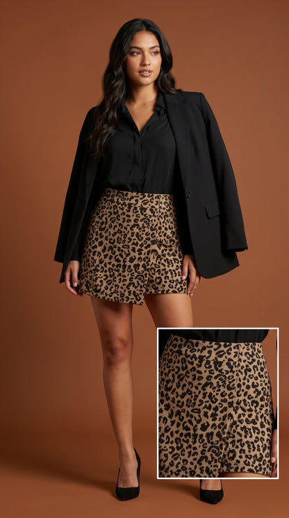 Falda estampada animal print / SH89
