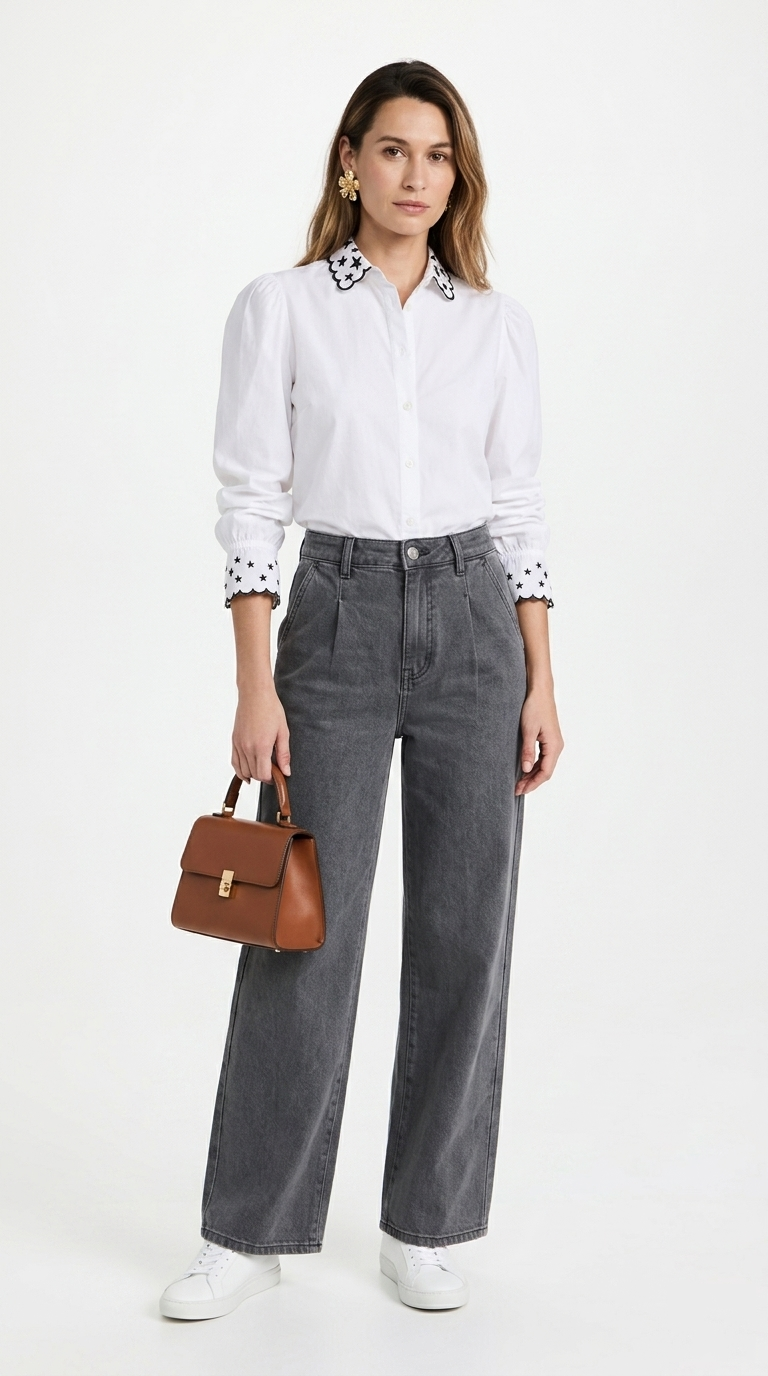 Pantalón Denim Bota ancha / ANE1001-60