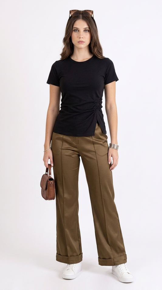 Conjunto Negro y Café Relax / CAS26