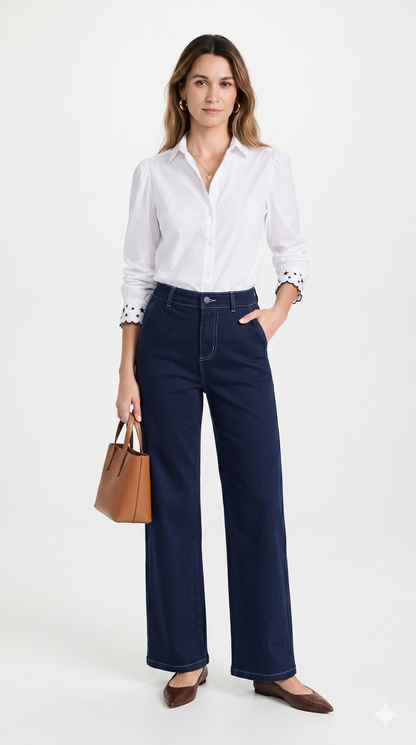 Pantalón Denim Corte Recto / ANE1001-65