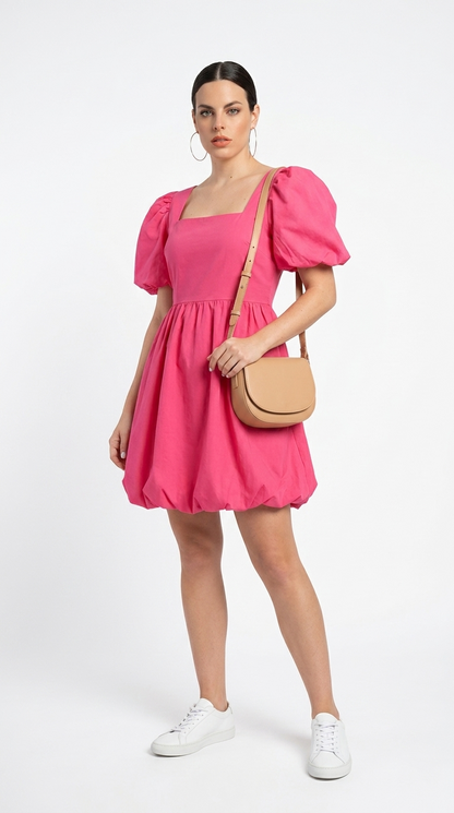 Vestido Rosa Barbie Chic / CAS15