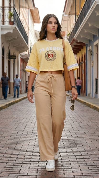 Conjunto Beige Relax Chic / CAS13