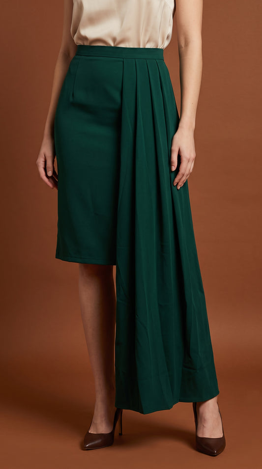 Falda verde larga / AO181