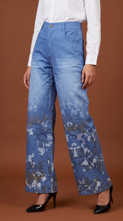 Pantalón Palazzo Denim / ANE1001-50