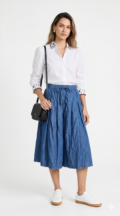 Short Denim Azul Midi / ANE1001-67