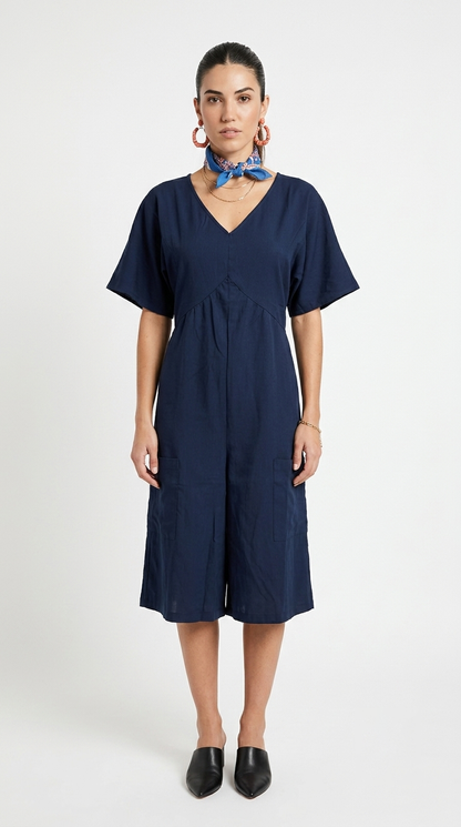Enterizo Azul Marino Casual / L83A