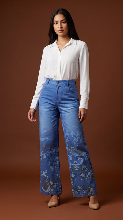 Pantalón Palazzo Denim / ANE1001-50