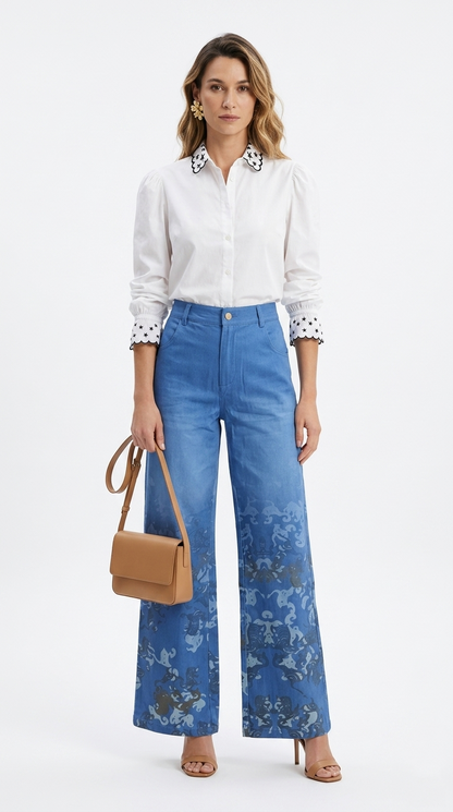 Pantalón Palazzo Denim / ANE1001-50