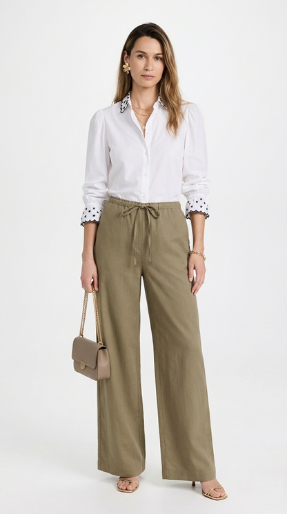 Pantalón Palazzo con Cordones / ANE1001-42