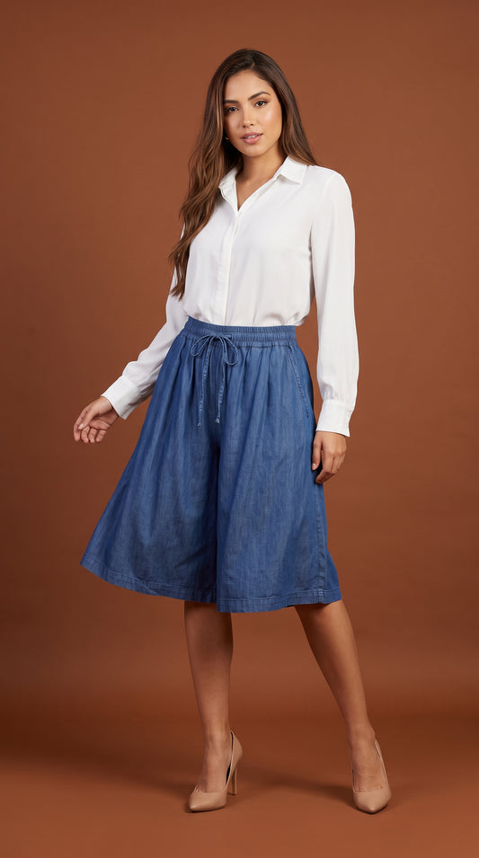 Short Denim Azul Midi / ANE1001-67