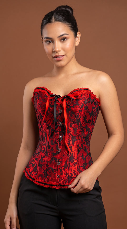 Corset Rojo Encendido / CB28