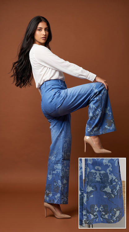 Pantalón Palazzo Denim / ANE1001-50