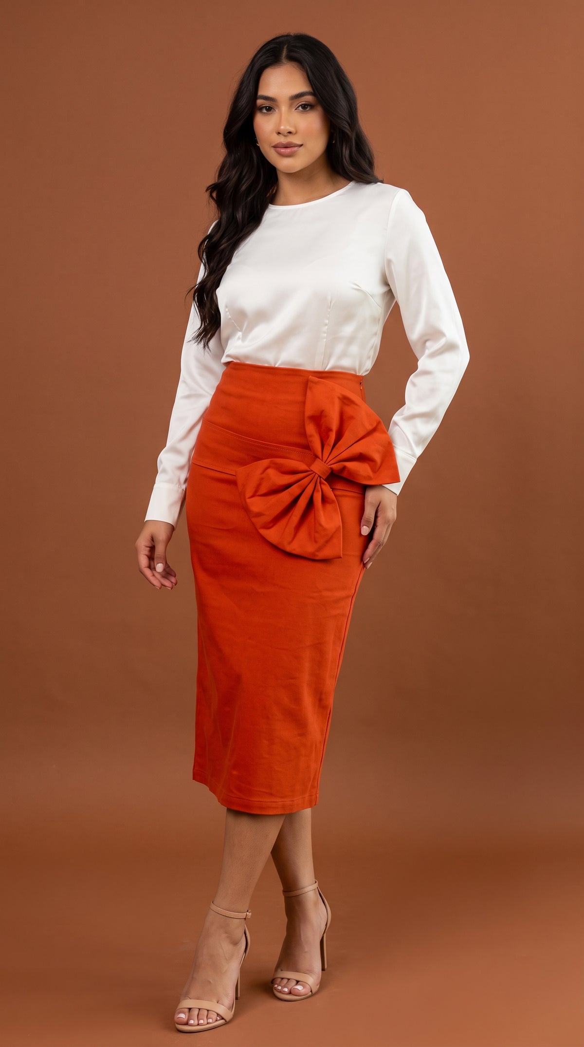 Falda naranja / AO178