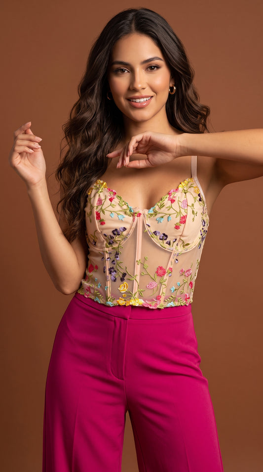 Corset Floral Bloom / CB19