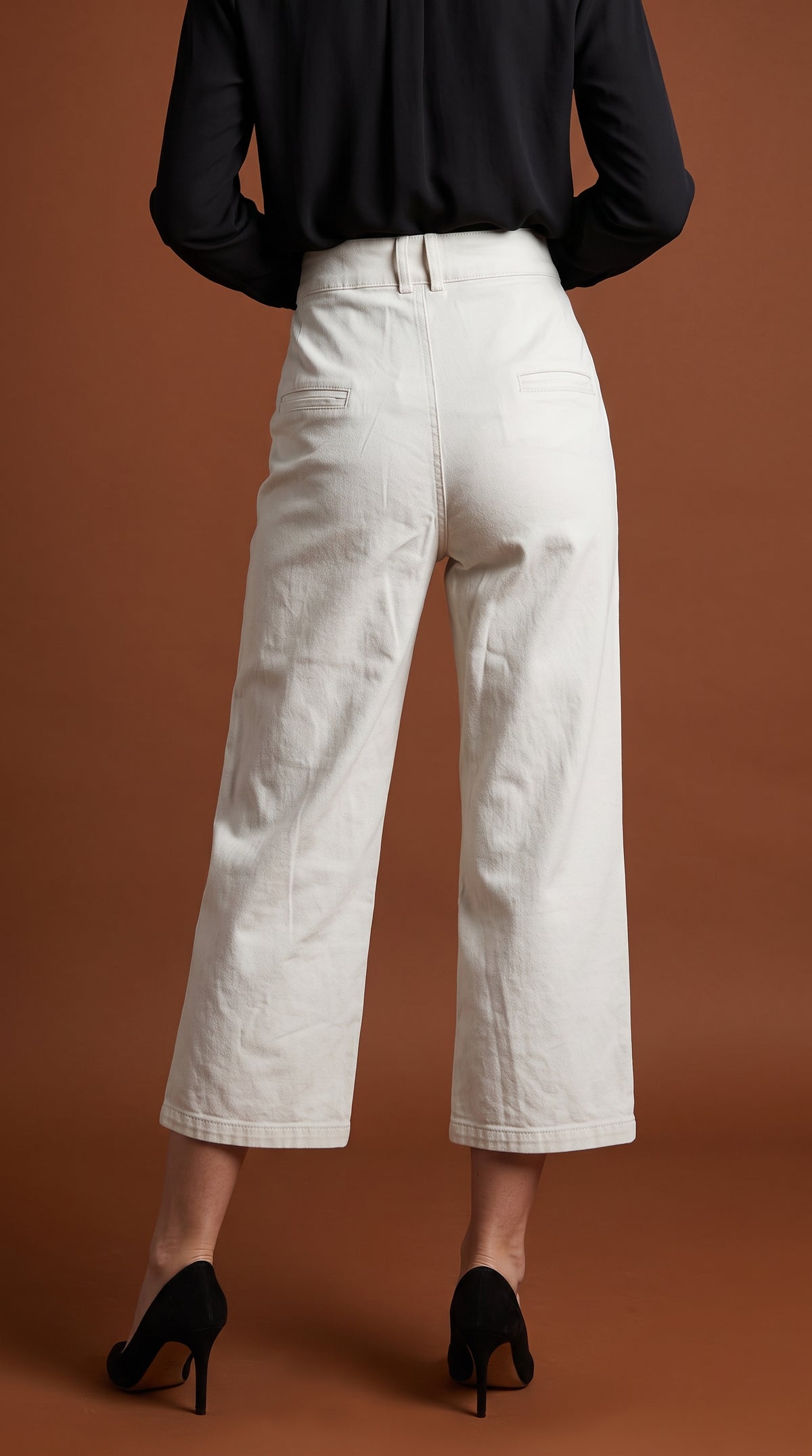 Pantalón Blanco Recto Clásico / ANE1001-48