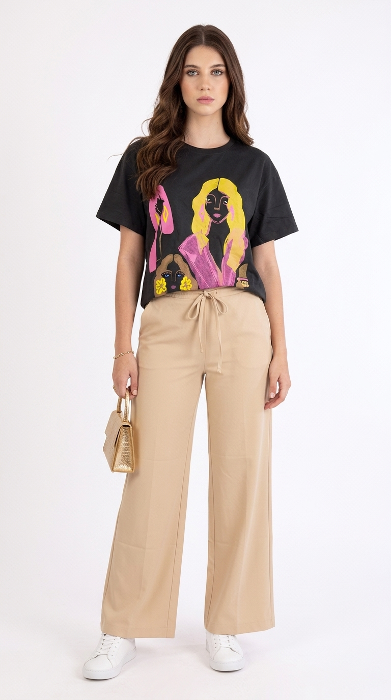 Conjunto Multicolor con Beige / CAS50