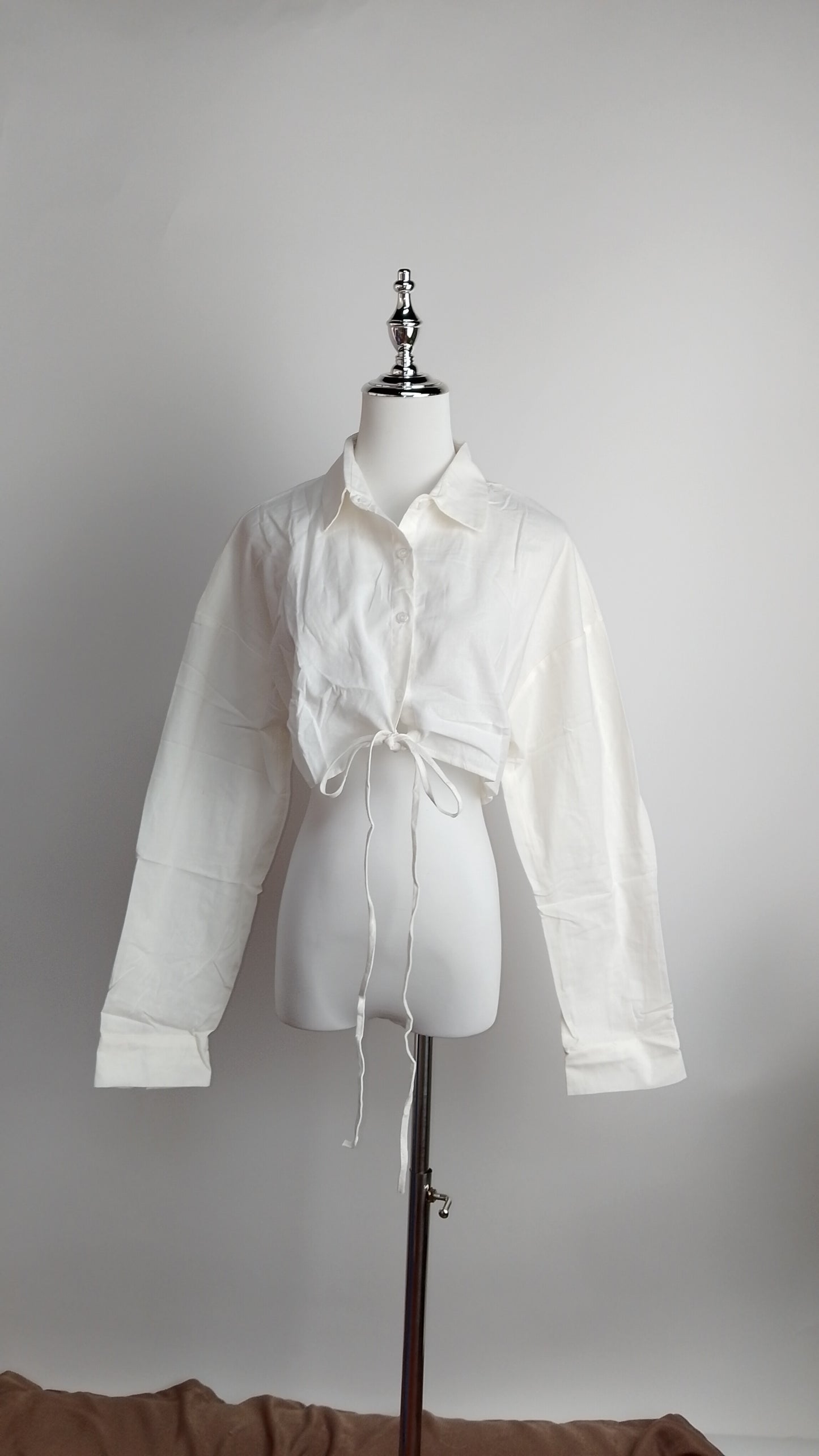 Blusa blanca lazo / ANB02