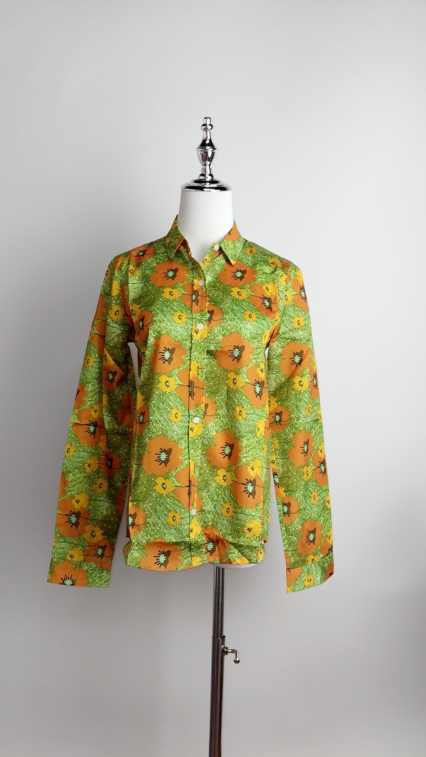 Blusa floral verde / ANB01