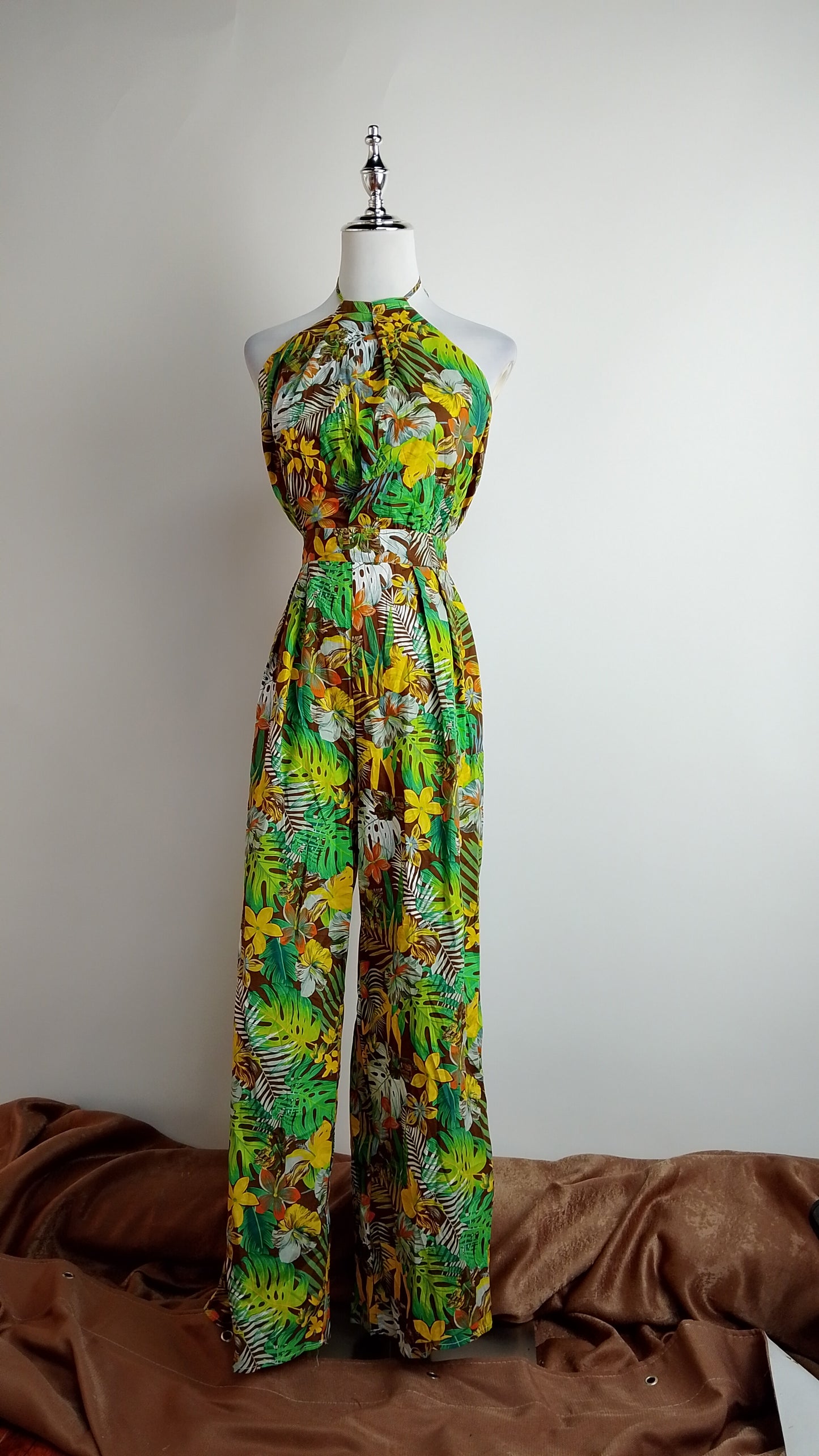 Enterizo verde tropical / ANJ01