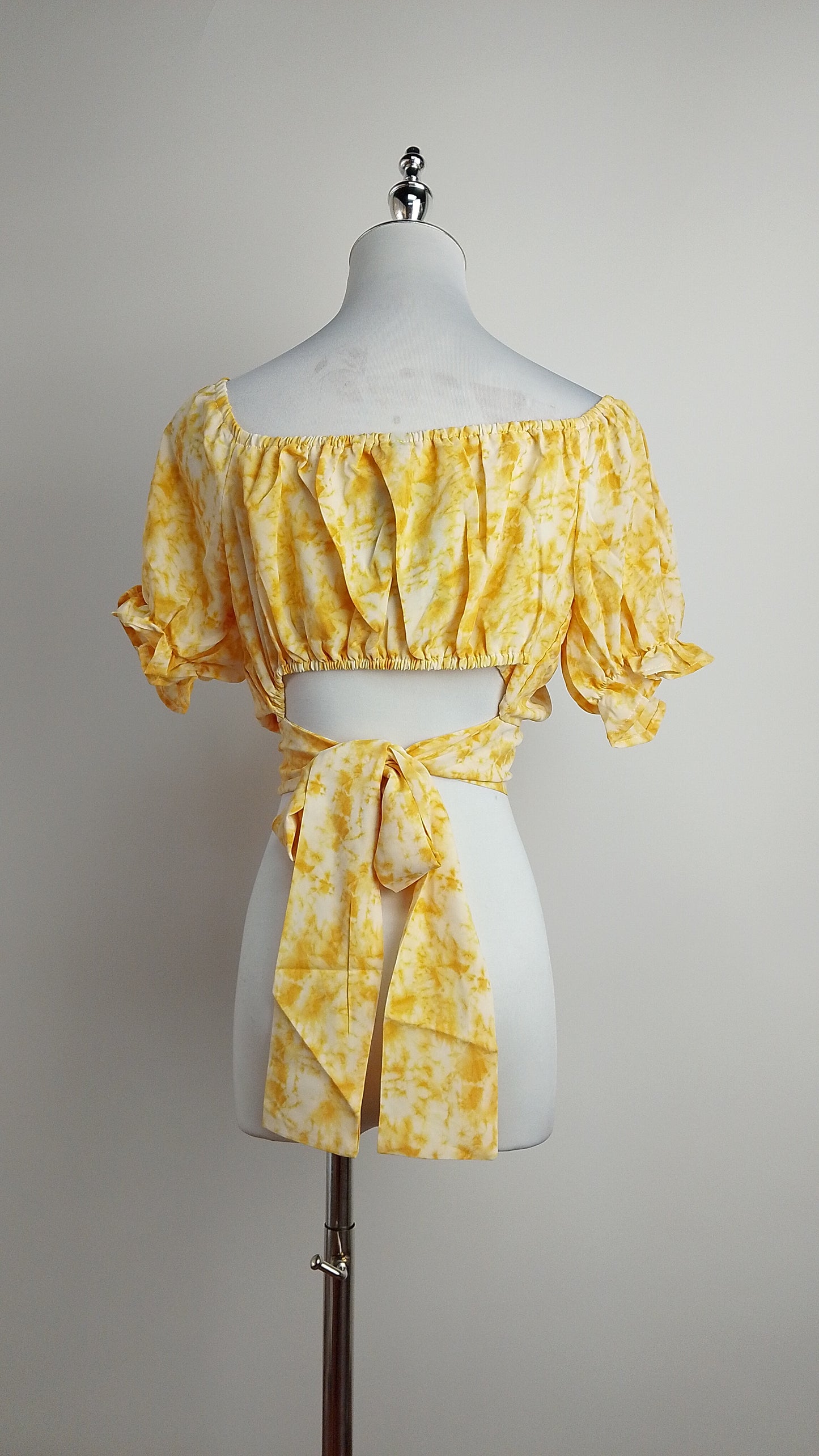 Blusa amarilla casual urbana / ANB13